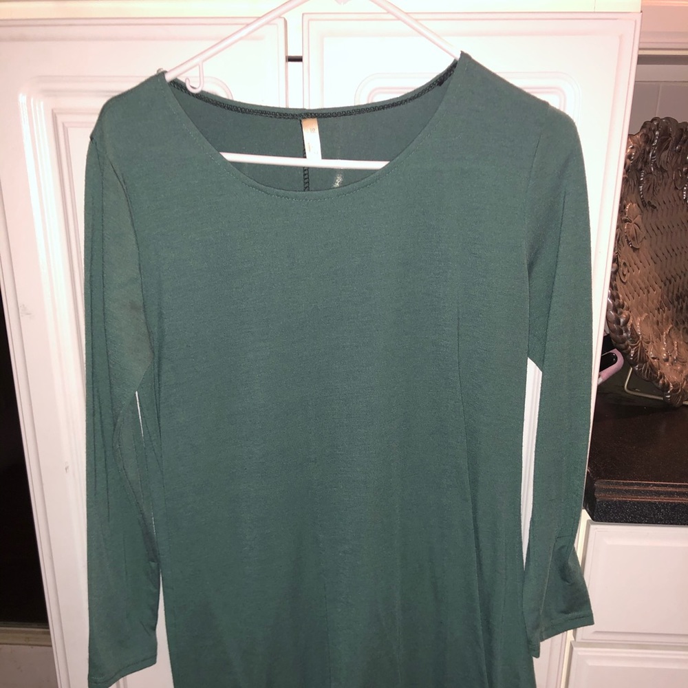 Army green dress